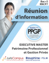Réunion d'information Executive Master Patrimoine Professionnel et Gestion Privée - 16 mai 2025